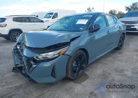 2025 Nissan Sentra Sr из США, поврежденный, VIN 3N1AB8DV3SY283797